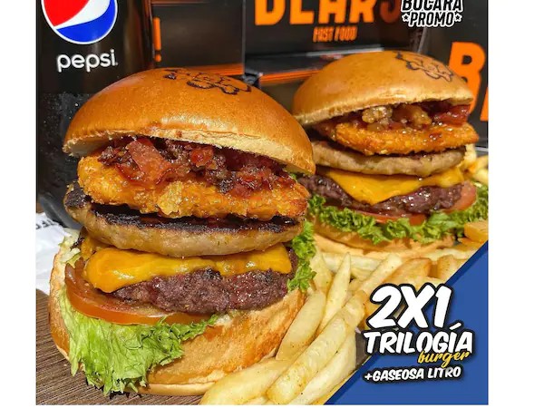 2 X 1 TRILOGA 2.0 + GASEOSA LITRO.